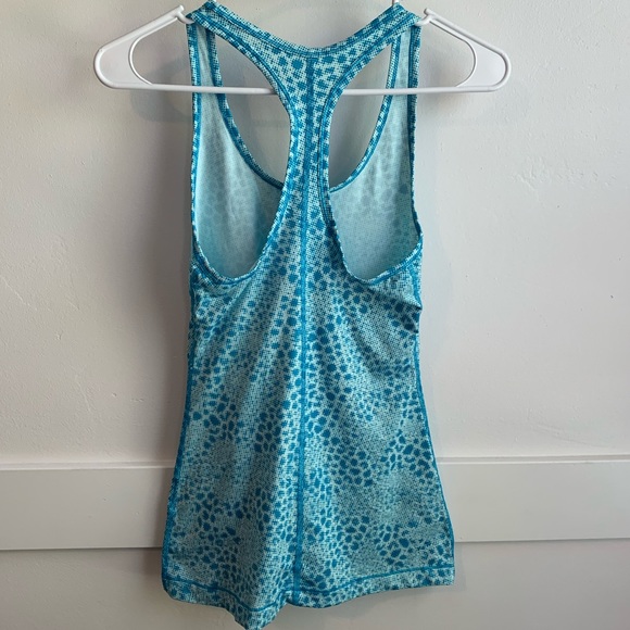 Nike Dri-Fit Turquoise Polka Dotted Tank Top - Picture 2 of 6